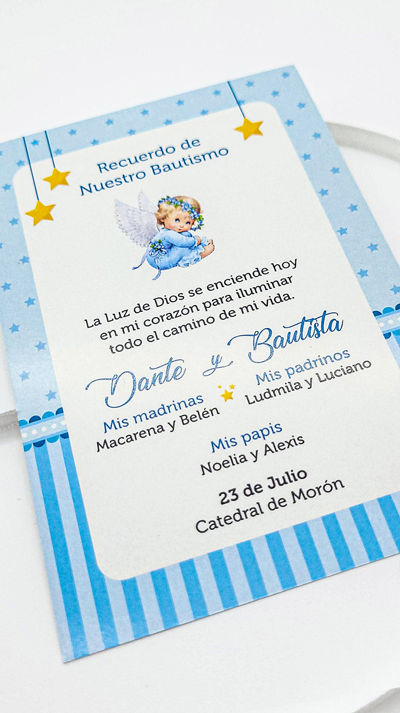Invitaciones Bautismo