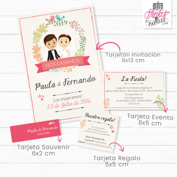 Invitación Casamiento