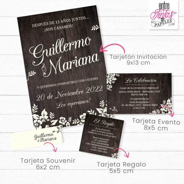 Invitación Casamiento