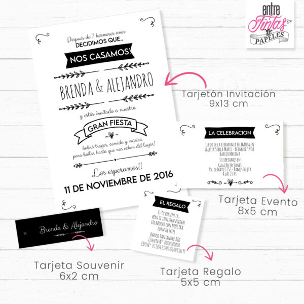 Invitación Casamiento