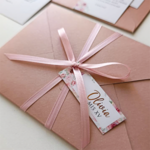 Invitaciones 15 Años con sobre